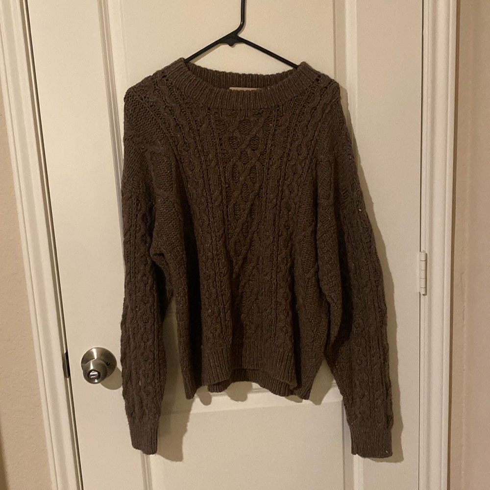Brown oversized sweater